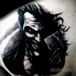 Фото тату с Джокером 16.08.2020 №089 -Joker tattoo- tatufoto.com