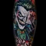 Фото тату с Джокером 16.08.2020 №105 -Joker tattoo- tatufoto.com