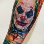 Фото тату с Джокером 16.08.2020 №111 -Joker tattoo- tatufoto.com