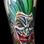 Фото тату с Джокером 16.08.2020 №114 -Joker tattoo- tatufoto.com