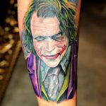Фото тату с Джокером 16.08.2020 №119 -Joker tattoo- tatufoto.com