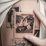 Фото тату с Одри Хепберн 10.08.2020 №010 -Audrey Hepburn tattoo- tatufoto.com