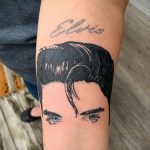 Фото тату с Элвисом Пресли 15.08.2020 №005 -Elvis Presley tattoo- tatufoto.com