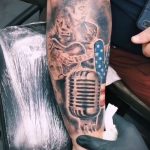 Фото тату с Элвисом Пресли 15.08.2020 №020 -Elvis Presley tattoo- tatufoto.com