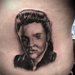 Фото тату с Элвисом Пресли 15.08.2020 №023 -Elvis Presley tattoo- tatufoto.com