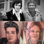 Фото тату с Элвисом Пресли 15.08.2020 №048 -Elvis Presley tattoo- tatufoto.com