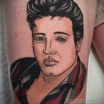 Фото тату с Элвисом Пресли 15.08.2020 №052 -Elvis Presley tattoo- tatufoto.com
