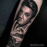 Фото тату с Элвисом Пресли 15.08.2020 №053 -Elvis Presley tattoo- tatufoto.com
