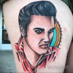 Фото тату с Элвисом Пресли 15.08.2020 №054 -Elvis Presley tattoo- tatufoto.com