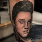 Фото тату с Элвисом Пресли 15.08.2020 №056 -Elvis Presley tattoo- tatufoto.com