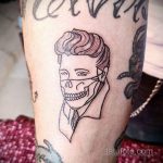 Фото тату с Элвисом Пресли 15.08.2020 №061 -Elvis Presley tattoo- tatufoto.com