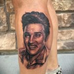 Фото тату с Элвисом Пресли 15.08.2020 №065 -Elvis Presley tattoo- tatufoto.com