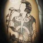 Фото тату с Элвисом Пресли 15.08.2020 №072 -Elvis Presley tattoo- tatufoto.com