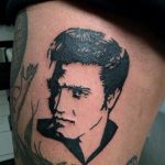Фото тату с Элвисом Пресли 15.08.2020 №076 -Elvis Presley tattoo- tatufoto.com