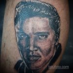 Фото тату с Элвисом Пресли 15.08.2020 №080 -Elvis Presley tattoo- tatufoto.com
