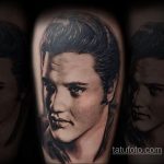 Фото тату с Элвисом Пресли 15.08.2020 №092 -Elvis Presley tattoo- tatufoto.com
