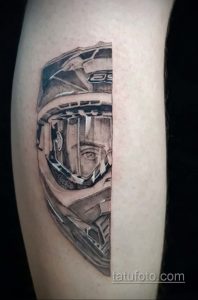Фото тату с мотоциклом 29.08.2020 №001 -moto tattoo- tatufoto.com