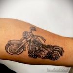 Фото тату с мотоциклом 29.08.2020 №043 -moto tattoo- tatufoto.com
