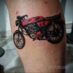 Фото тату с мотоциклом 29.08.2020 №059 -moto tattoo- tatufoto.com