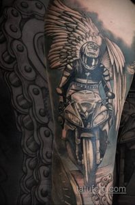 Фото тату с мотоциклом 29.08.2020 №063 -moto tattoo- tatufoto.com