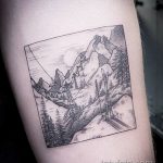 Фото тату со снегом и льдом 17.08.2020 №032 -snow and ice tattoo- tatufoto.com