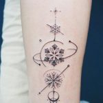 Фото тату со снегом и льдом 17.08.2020 №057 -snow and ice tattoo- tatufoto.com