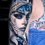 Фото тату со снегом и льдом 17.08.2020 №075 -snow and ice tattoo- tatufoto.com