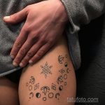 Фото тату со снегом и льдом 17.08.2020 №096 -snow and ice tattoo- tatufoto.com