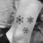 Фото тату со снегом и льдом 17.08.2020 №113 -snow and ice tattoo- tatufoto.com