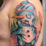 Фото тату со снегом и льдом 17.08.2020 №137 -snow and ice tattoo- tatufoto.com