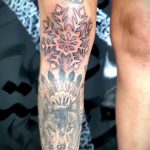 Фото тату со снегом и льдом 17.08.2020 №151 -snow and ice tattoo- tatufoto.com