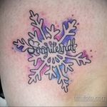 Фото тату со снегом и льдом 17.08.2020 №154 -snow and ice tattoo- tatufoto.com