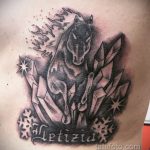 Фото тату со снегом и льдом 17.08.2020 №180 -snow and ice tattoo- tatufoto.com