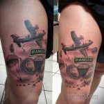 Фото татуировки ВДВ 02.08.2020 №056 -airborne tattoo- tatufoto.com