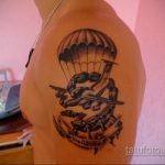 Фото татуировки ВДВ 02.08.2020 №069 -airborne tattoo- tatufoto.com