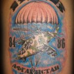 Фото татуировки ВДВ 02.08.2020 №129 -airborne tattoo- tatufoto.com