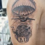Фото татуировки ВДВ 02.08.2020 №154 -airborne tattoo- tatufoto.com