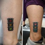 Фото татуировки световор 05.08.2020 №045 -traffic lights tattoo- tatufoto.com