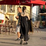 Красивая черная тату кругом на спине и шее девушки --Уличная тату-street tattoo-21.09.2020-tatufoto.com 6