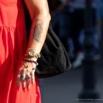 Старая татуировка с пантерой на руке женщины –Уличная татуировка (street tattoo)–22.09.2020–tatufoto.com 2