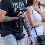 Тату бомба гроб и надпись МОЛОДОСТЬ на ноге парня –Уличная татуировка (street tattoo)–22.09.2020–tatufoto.com 5