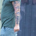 Тату глаз с часами и портрет девушки на левой руке мужчины – 17.09.2020 – tatufoto.com 14