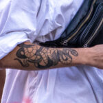 Тату змея на правой руке парня – Уличная татуировка (street tattoo)-29.09.2020-tatufoto.com 5