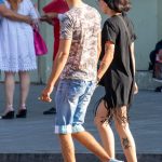 Тату лицо девушки внизу ноги девушки --Уличная тату-street tattoo-21.09.2020-tatufoto.com 1