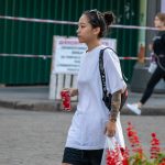 Тату маска демона и змея на руке девушки азиатской внешности --Уличная тату-street tattoo-21.09.2020-tatufoto.com 5