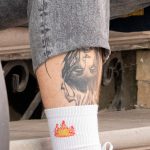 Тату надпись БУРЯ под глазом парня –Уличная татуировка (street tattoo)–22.09.2020–tatufoto.com 2