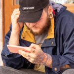 Тату надпись БУРЯ под глазом парня –Уличная татуировка (street tattoo)–22.09.2020–tatufoto.com 5