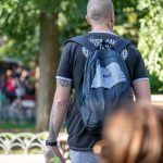 Тату нож и надпись НЕ ТУПИ на ноге парня –Уличная татуировка (street tattoo)–22.09.2020–tatufoto.com 1