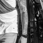 Тату оскал льва и голова козла на руке парня --Уличная тату-street tattoo-21.09.2020-tatufoto.com 8