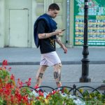 Тату осьминог – пицца и надпись ROM PTN внизу ноги парня – 17.09.2020 – tatufoto.com 1